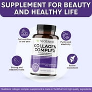 Healblend Collagen Supplement for Women and Men and Healthy Joints, Healthy Skin, Hair and Nails - 120 Capsules