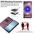 thumbnail image 3 of Tianyeda for XiaoMi RedMi Note 15 PRO 5G Wallet case Phone Cover with RFID Blocking Credit Card Holder Flip Book For Women Purple, 3 of 5