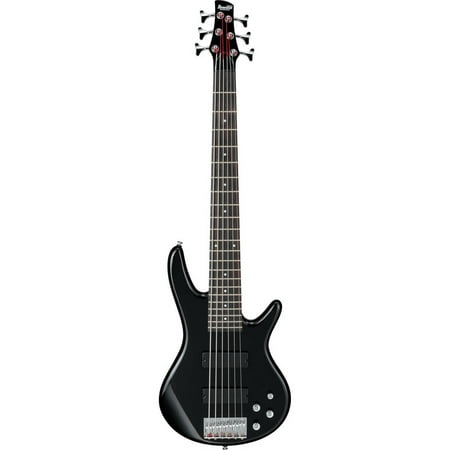 Ibanez GIO Series GSR206 Electric Bass Guitar, Rosewood Fretboard, Black