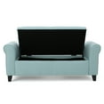 thumbnail image 6 of GDF Studio Hilton Contemporary Upholstered Storage Ottoman Bench, Light Blue Fabric, 6 of 6