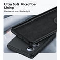 thumbnail image 4 of Funda de teléfono LeYi para Motorola Edge 2024 de silicona líquida negra, 4 of 7