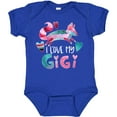 thumbnail image 3 of Inktastic I Love My Gigi Pink and Blue Fox with Hearts Boys or Girls Baby Bodysuit, 3 of 5