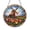Acrylic 3.5 Inch, variant on Dutch Windmill Tulip Stained Glass Style Suncatcher Window Hanging Floral Landscape Gift