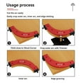 thumbnail image 4 of Inner/Outer Corner Large Arc Mold Electric Router Slotting Template Woodworking Curved Angle Chamfering Template Tools C, 4 of 10