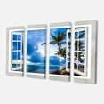 thumbnail image 2 of Window Open to Cloudy Blue Sky - Oversized Landscape Wall Art Print, 2 of 3