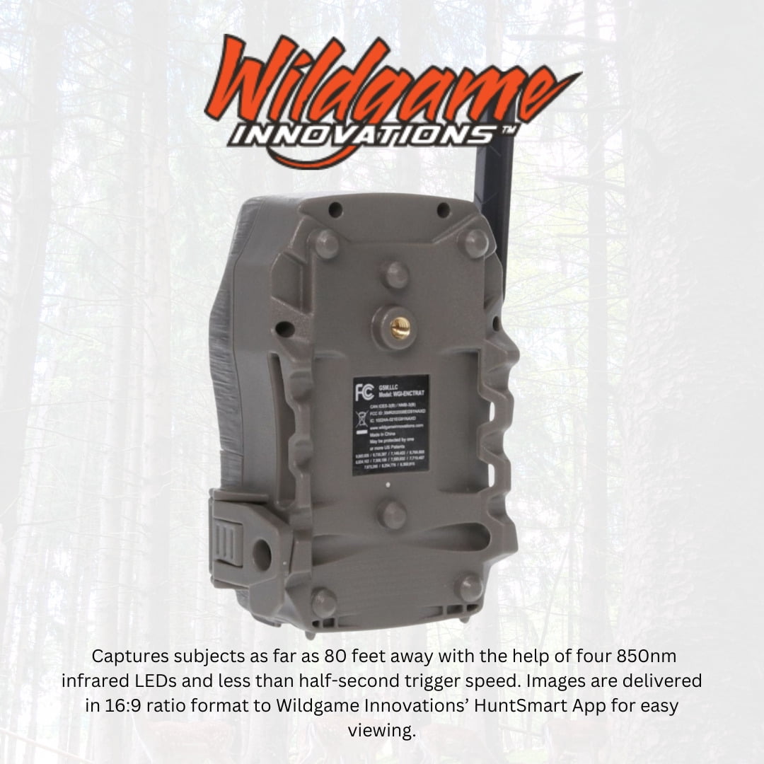 Wildgame Innovations Encounter XT Cellular 26MP Trail Camera with 720p Video Capture and 850nm LEDs (4-Pack) Bundle with 32GB UHS-I Memory Card (4-Pack) and 4-In-1 USB 2.0 Card Reader (9 Items)