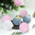 thumbnail image 6 of Viflosae Pearl Ornaments for Christmas Tree 12 Pcs Velvet Christmas Balls Flocked Christmas Tree Ball Ornaments Plastic Balls Xmas Decorative Hanging Ornaments Christmas Tree Decoration 3.14 Inch, 6 of 7