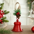 thumbnail image 4 of Christmas Tree Hanging Bell Decoration, Wooden Style Scene Pendant Ornament for Holiday Decor, Multi Color Christmas Bells for Tree, Wall and Party Decoration, Festive Home Ornament, 4 of 6