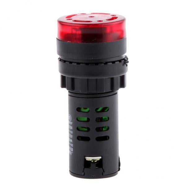 2x 22SM 22mm LED Lámpara de lámpara Indicadora de , Temperatura de Funcionamiento: -25 ℃ ~ + 55 ℃ Sharpla Zumbadores Flash