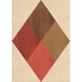 thumbnail image 1 of Ahgly Company Indoor Rectangle Patterned Mahogany Brown Area Rugs, 8' x 10', 1 of 1