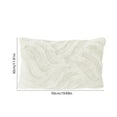 thumbnail image 3 of AYktou 20×12 Inch Throw Pillow Covers, One Sided Patterns Velvet Pillowcases Living Room Sofa Pillow Cushion Cover, Elegant Pillow Cases for Couch Bedroom Home Gifts Festival Ornaments, White, 3 of 6
