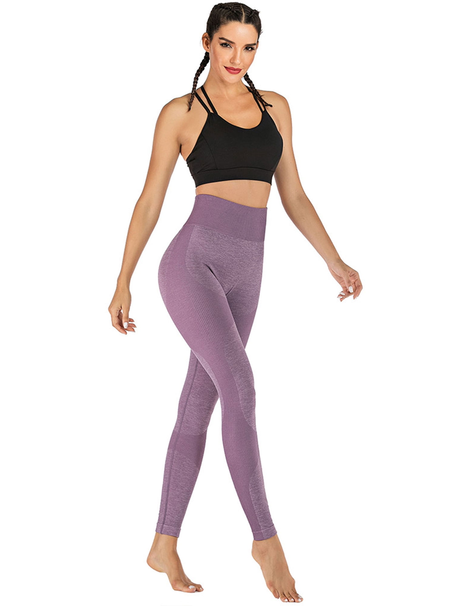 purple workout pants