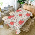 thumbnail image 4 of Tchckioa Red Fall Leaves Tablecloth,52x70 Inch Oil-resistant Waterproof Table Cover for Kitchen Decor, 4 of 6
