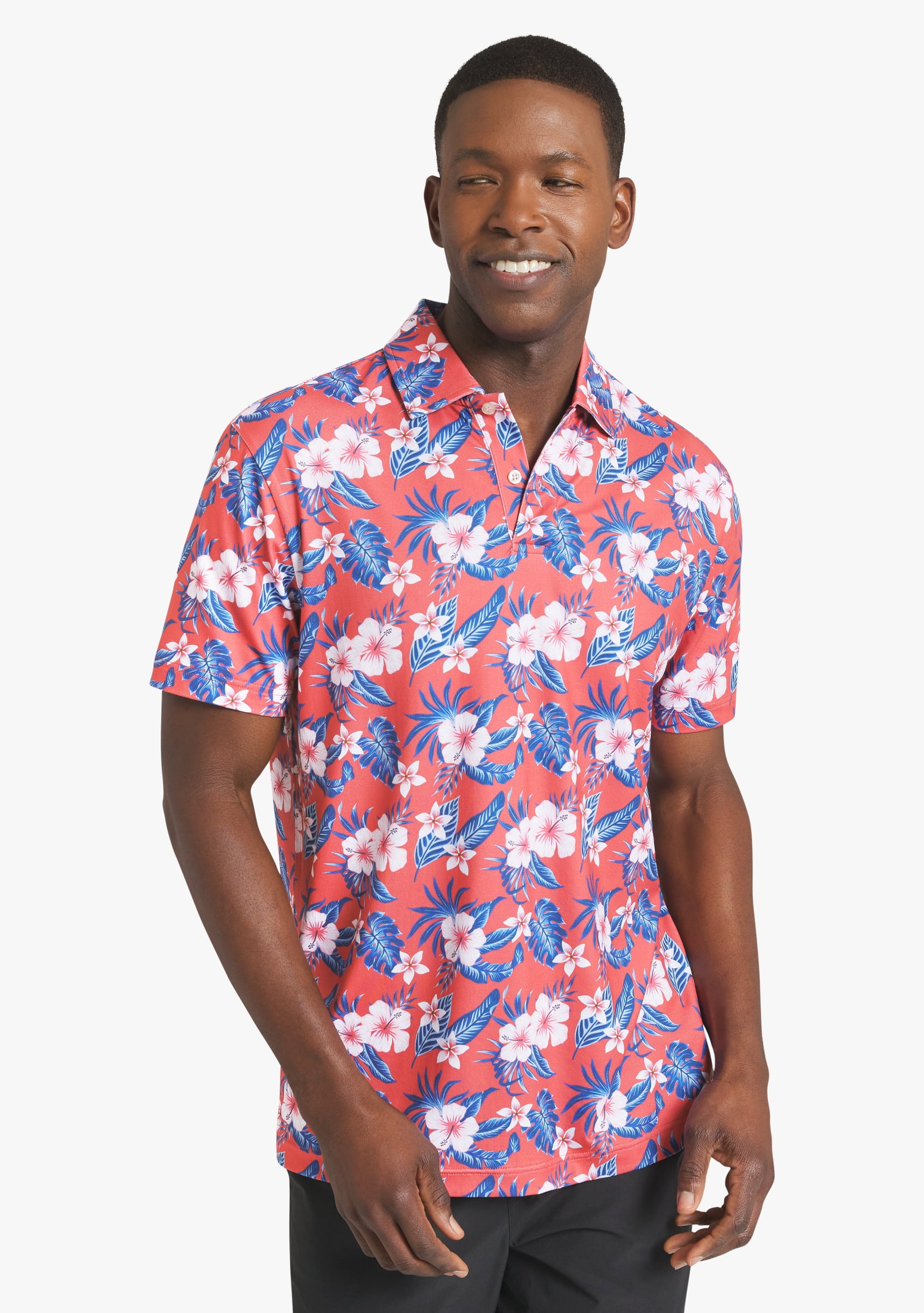 Chaps Men's Printed Performance Polo, Sizes S - 2XL