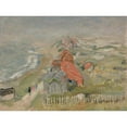 thumbnail image 2 of Pierre Bonnard 18x14 Gold Ornate Wood Frame and Double Matted Museum Art Print Titled - The House by the Way or Houses on the Cliff (1918), 2 of 4