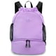 thumbnail image 1 of Mochila de Cuerdas RHDZO para Gimnasio con Compartimento para Zapatos Morada, 1 of 7