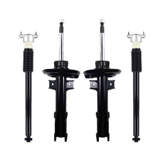 Set of 4 Front Suspension Strut Assembly-Rear Complete Shock Absorber Kit For 2010-2015 Mercedes-Benz GLK350