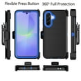 thumbnail image 2 of Galaxy A36 5G Case,Takfox Samsung Galaxy A36 5G Holster Phone Case with Built-in Screen Protector Swivel Belt Clip [3 Layers] Heavy Duty Full Body Protection Shockproof Kickstand Cover - Blue, 2 of 8