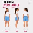 thumbnail image 2 of RBX Girls Athletic Shorts - Active Performance Mesh Jersey Gym Shorts Activewear for Outdoor Play, 2 of 7