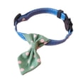 thumbnail image 6 of Adjustable Dot Print Cat Dog Collar - Anti-break with Bell, Safety Belt - British Style Walking Pet Collar, 6 of 8