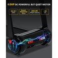 thumbnail image 3 of Folding Treadmill, 4.0HP 265lb Portable Electric Treadmill with 14.5" Led Display & Detection, Walking Jogging Running Exercise Machine, 3 of 9