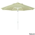 thumbnail image 5 of California Umbrella  9' Rd. Aluminum Patio Umbrella, Deluxe Crank Lift with Collar Tilt, White Frame Finish, Sunbrella Fabric Black, 5 of 5