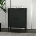thumbnail image 2 of Naomi Armoire d'Appoint Moderne 31,5 avec 3 Tablettes Ajustables, Noire, 2 of 9