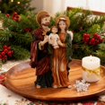 thumbnail image 3 of Oliegs Exquisite Holy Family Scene Resin Desktop Ornament For And Inspirational Home Display, 3 of 7