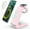 C-Pink, variant on 3 in 1 Wireless Charging Station, 2025 Upgraded Fast Desk Charger Station for iPhone 16 15 14 13 12 Pro Max Plus, Charger Stand for Apple Watch 10 9 8 7 6 5 4 3 2 SE, Airpods 4 3 2 Pro