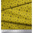 thumbnail image 3 of Soimoi Tissu Poly Georgette Flocon de Neige Imprimé Artistique Tissu au Mètre 52 Pouces de Large, 3 of 3