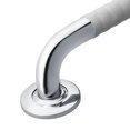 thumbnail image 3 of ErgoSafetyBar 18-in Dimpled Ergonomic Soft Grip 32mm Diameter ADA Compliant 500 lb Weight Capacity Polished Stainless Steel, 3 of 6