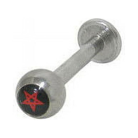 Star Logo Labret Monroe 14G Surgical Steel Lip Jewelry