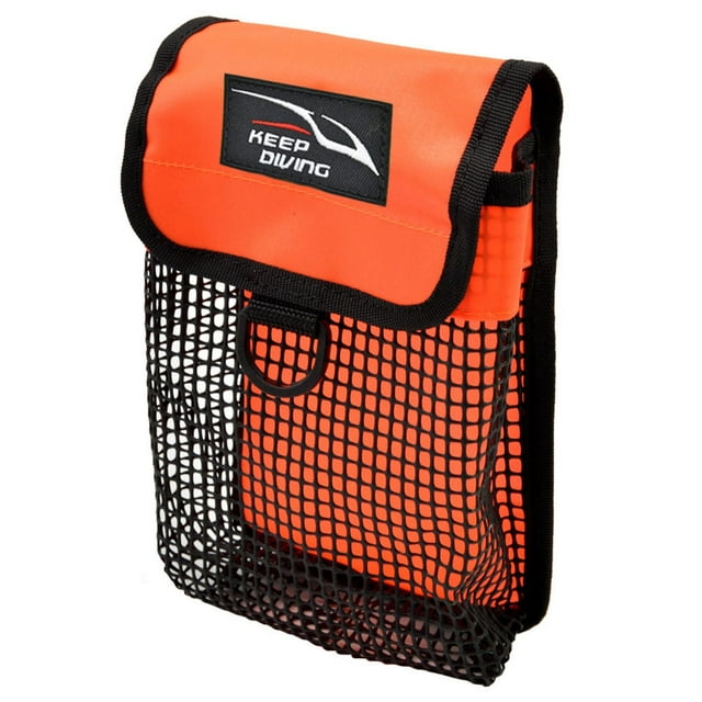 Sac de Matériel de Plongée sous-Marine, Sécurité pour Marqueur Bouée Poche de Rangement en Filet