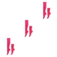 thumbnail image 4 of Youkk 2 Pcs Chaussettes Décontractées en Polyester Respirantes et Absorbant la Sueur Tissu Élastique Confortable à Porter Rouge Rose 3ensemble, 4 of 6