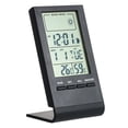 thumbnail image 2 of TFixol Mini Digital Thermometer Indoor Hygrometer Room ℃/℉ Temperature Humidity Monitor Meter Gauge Alarm Clock Thermo-Hygrometer with Max Min Value Display, 2 of 7