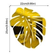 Zenghuiiii 3D Mirror Leaf Flower Acrylic Mural Decal Removable Wall
