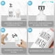 thumbnail image 3 of Dispensador de enjuague bucal BYAWAY con portavasos y 14 tazas, color blanco, 3 of 7