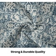 thumbnail image 4 of Boho Pillow Covers 20x20 Set of 2, Blue Carpet Pattern Decorative Throw Pillows Linen Ethnic Design Farmhouse Cushion Pillow Covers for Sofa Couch Outdoor, 4 of 6