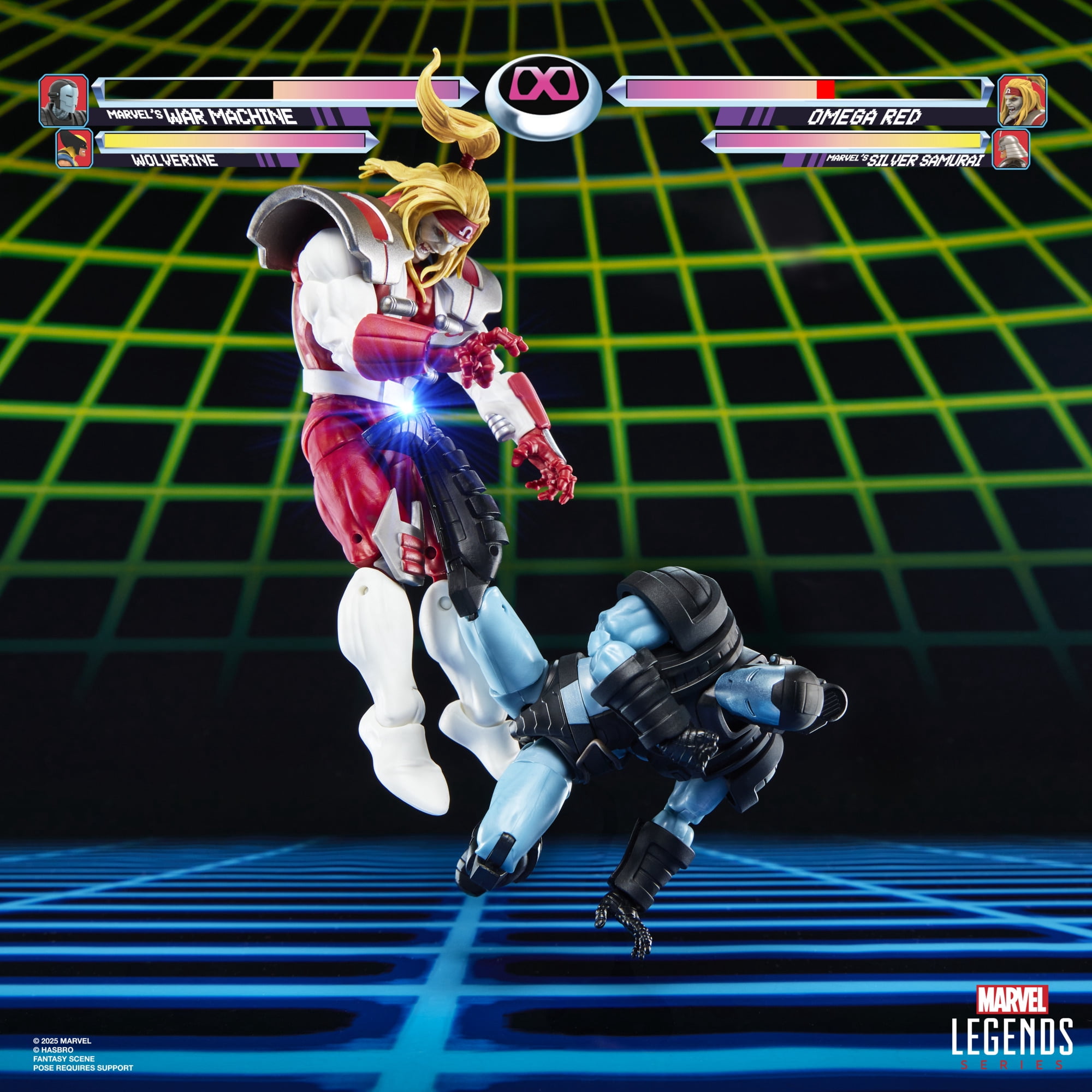 Marvel Legends Series Gamerverse Marvel's War Machine vs Marvel's Omega Red Action Figures
