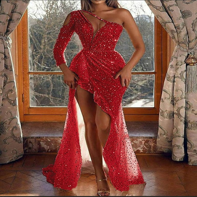 Taqqpue Formal Dresses for Women Evening Party Sexy Elegant One