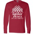 thumbnail image 3 of Inktastic Together, We Fight Lung Cancer Awareness Long Sleeve T-Shirt, 3 of 5