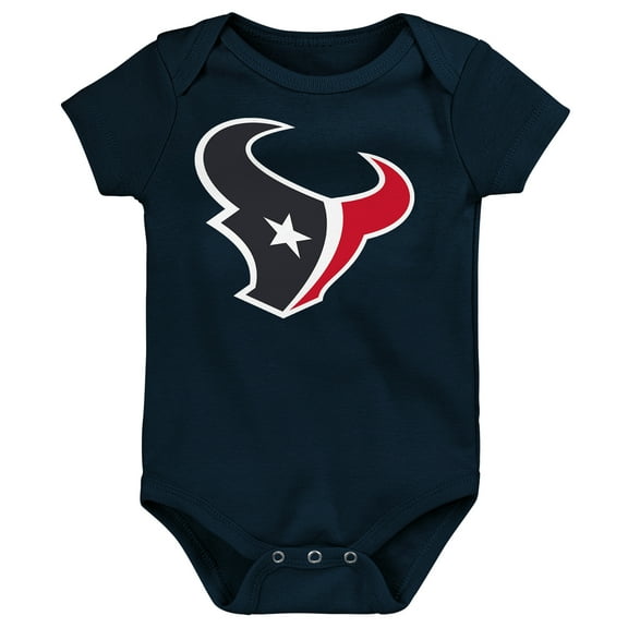 Newborn Navy Houston Texans Primary Logo Bodysuit
