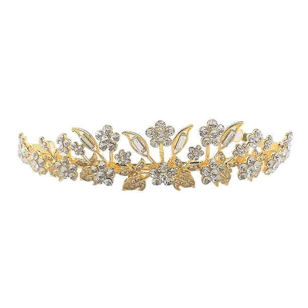 nupcial romántica elegante del artificial para las mujeres, , adultas dorado