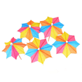 thumbnail image 4 of 288PCS Drink Umbrella Mix Color Cocktail Decoration Paper Cocktail Umbrella Sign Birthday Disposable, 4 of 10