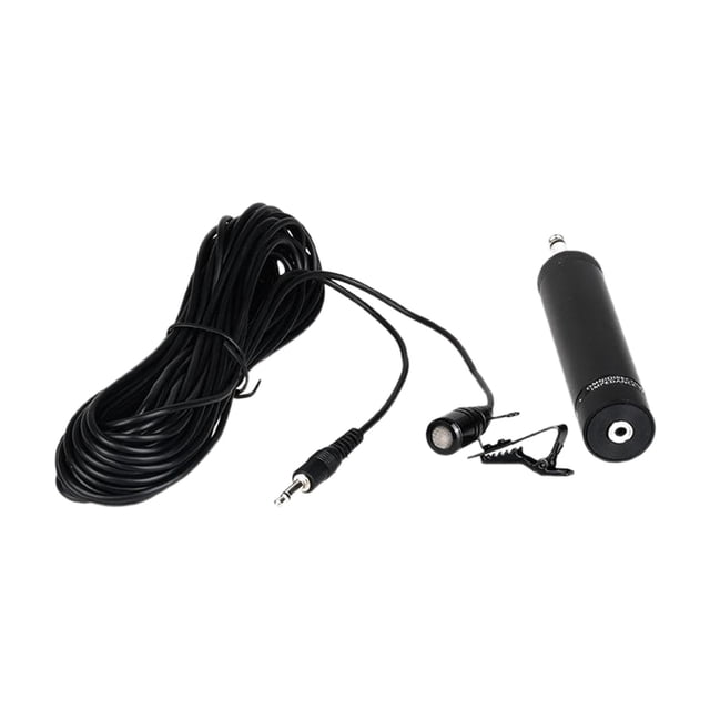 Micrófono condensador, altavoz portátil recargable, micrófono de saxofón antiinterferencias, micrófono para trompetas, violín, guitarras , Cable de Cable de 165 pies
