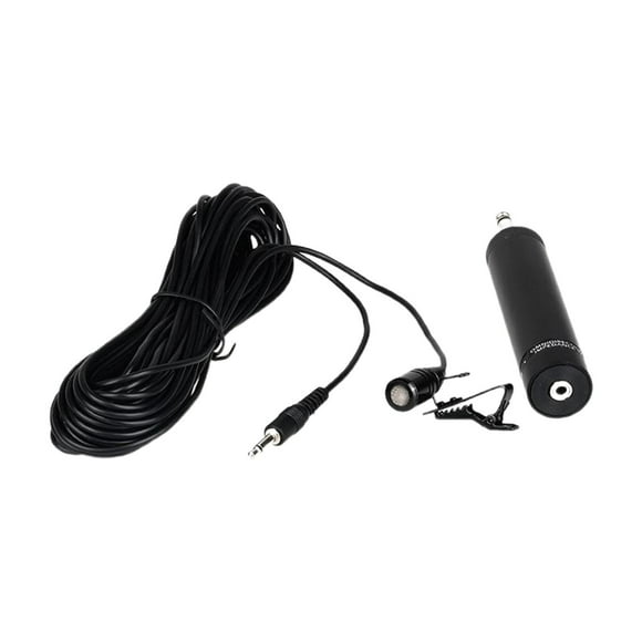 Micrófono condensador, altavoz portátil recargable, micrófono de saxofón antiinterferencias, micrófono para trompetas, violín, guitarras , Cable de Cable de 165 pies