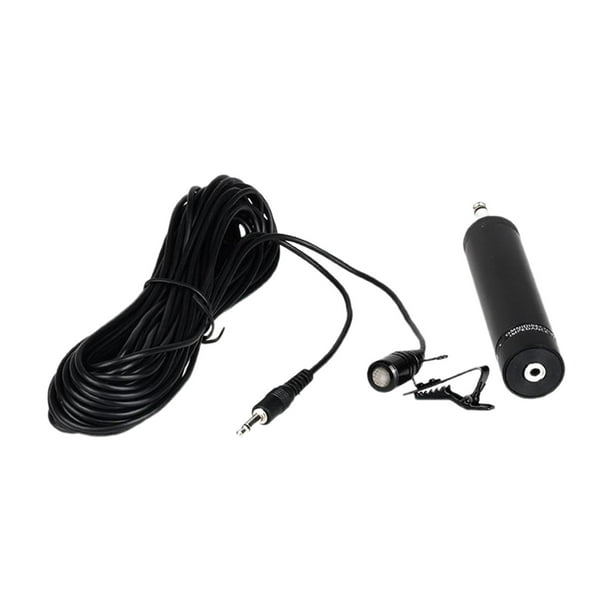 Micrófono de condensador con adaptador, micrófono de condensador para grabación antiinterferencias Cable de 165 pies
