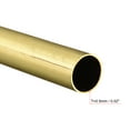thumbnail image 3 of Uxcell 8mm OD 0.5mm Wall Thickness 300mm Length Brass Round Tube 4 Pack, 3 of 5