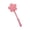 Pink, variant on Pink Pink Plastic Flower Shaped Contactless Payment Wand Keychain For Credit Card Tap Style