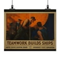 thumbnail image 2 of Print: Teamwork Builds Ships, 1917, 2 of 4